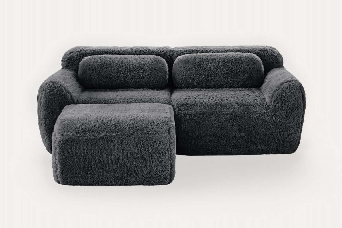 MELLOW 80" Loveseat with 1 Ottoman
