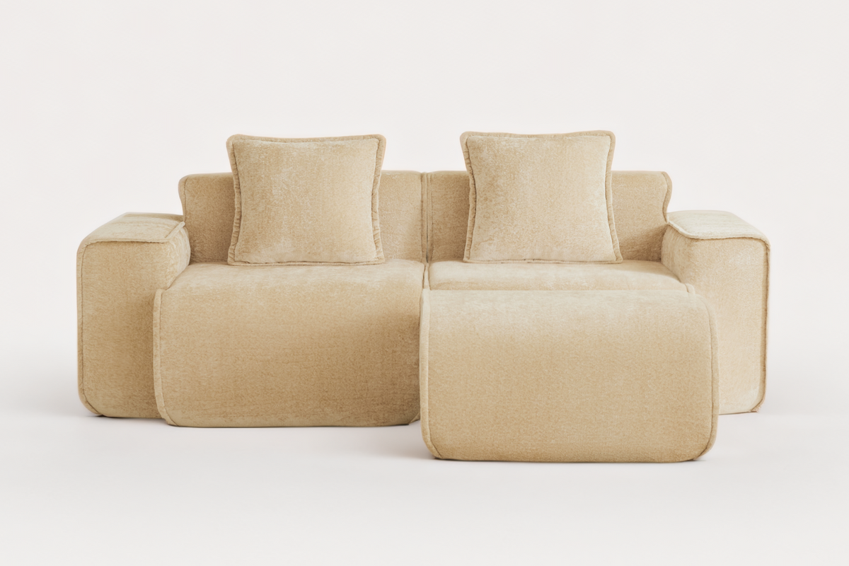 HARRISON 78" Loveseat with 1 Ottoman