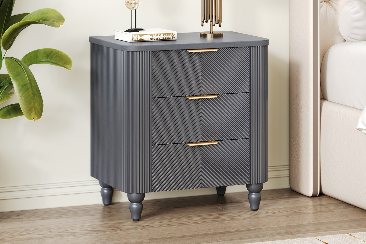 MAVEN 3 Drawers Nightstand
