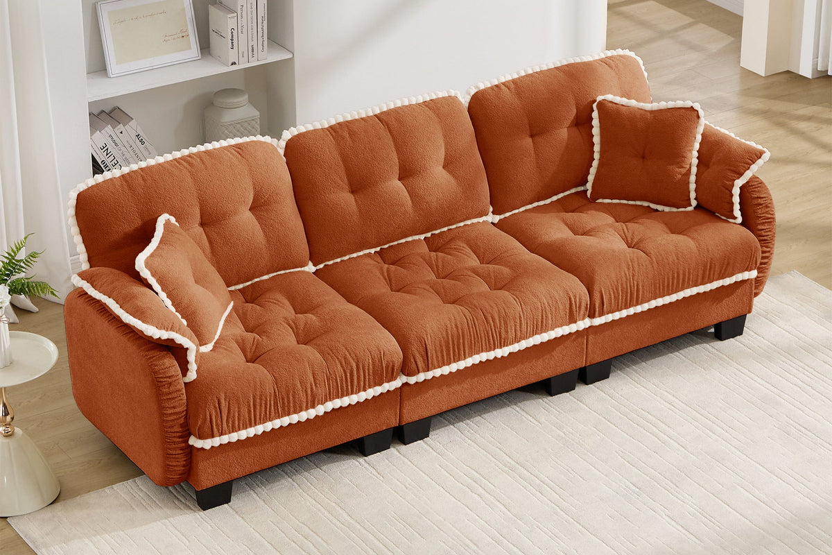 SANDRA 100" 3-Seater Sofa