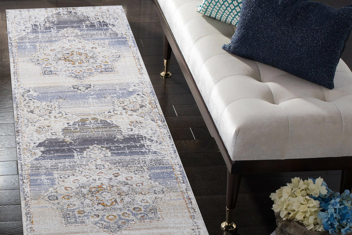 LORVENA 96"x26" Runner Rug