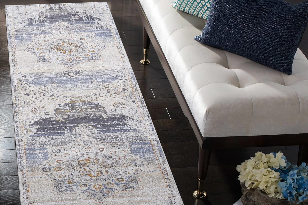 LORVENA 96"x26" Runner Rug