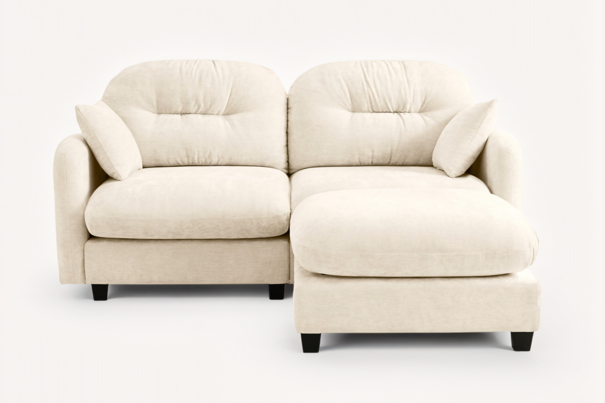 NUVIA 74&quot; Loveseat with 1 Ottoman