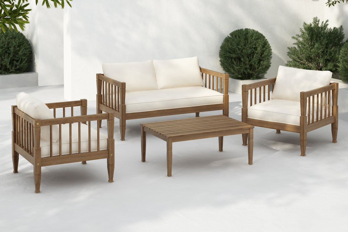 MORVA 51" 4-Piece Patio Furniture Set