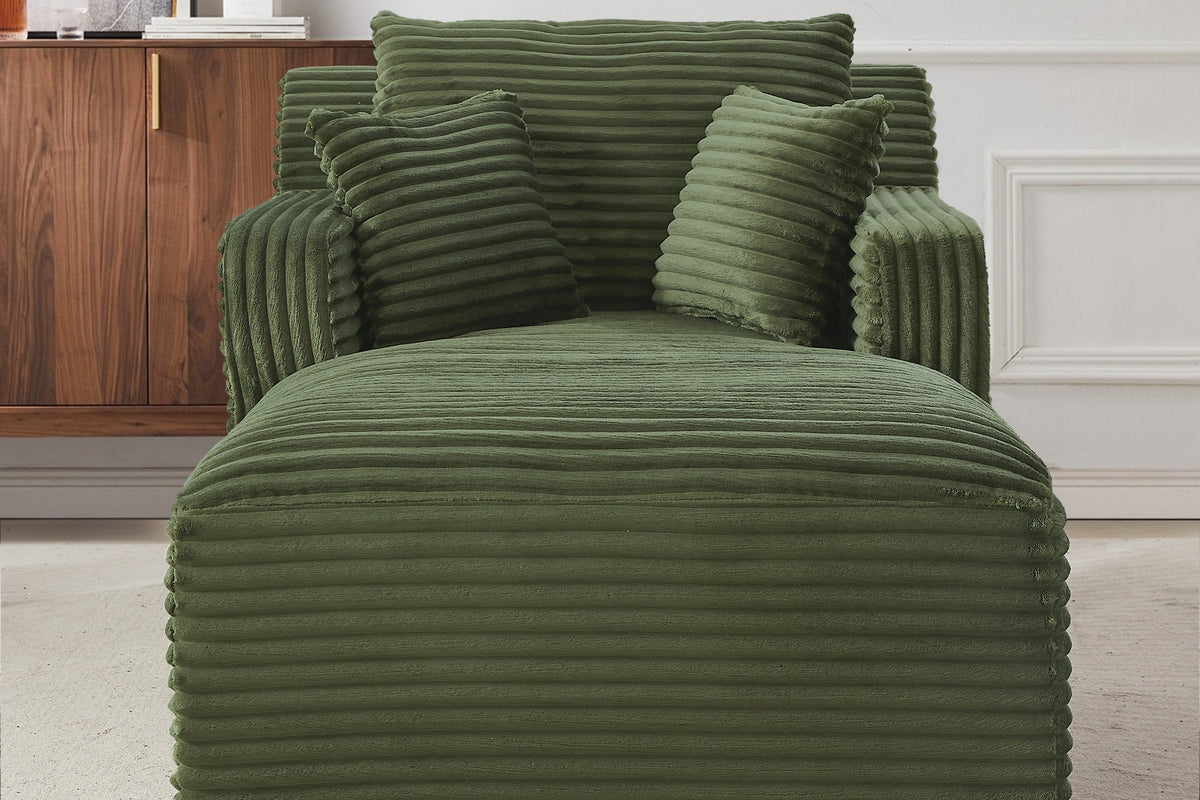 SYLVOR 65" Oversized Chaise Lounge Sleeper Sofa