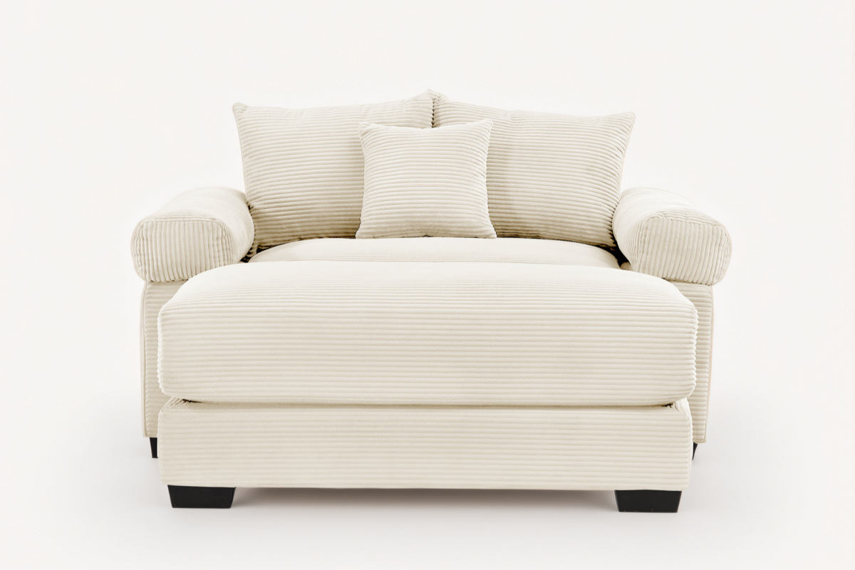 DESEO 54&quot; Sofa Chair with 1 Ottoman