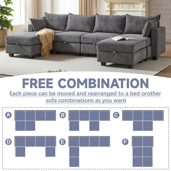 HARLOW Cozy Sofa with Storage