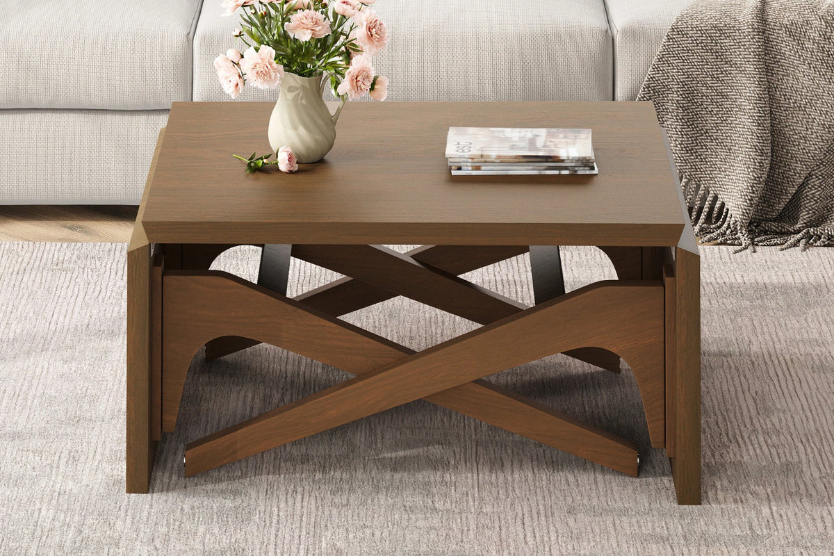 JAVERO 2-in-1 Transformer Coffee Table