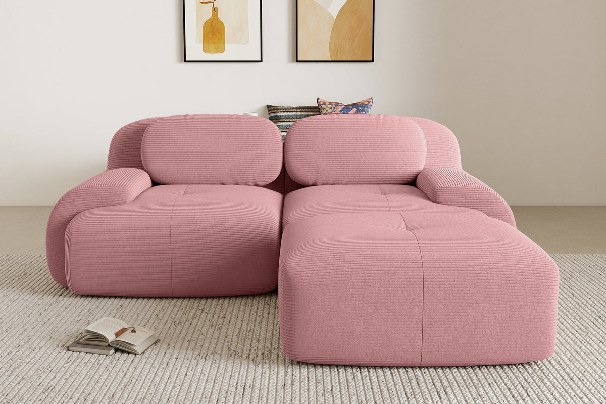 MIA 82&#39;&#39; Loveseat with 1 Ottoman