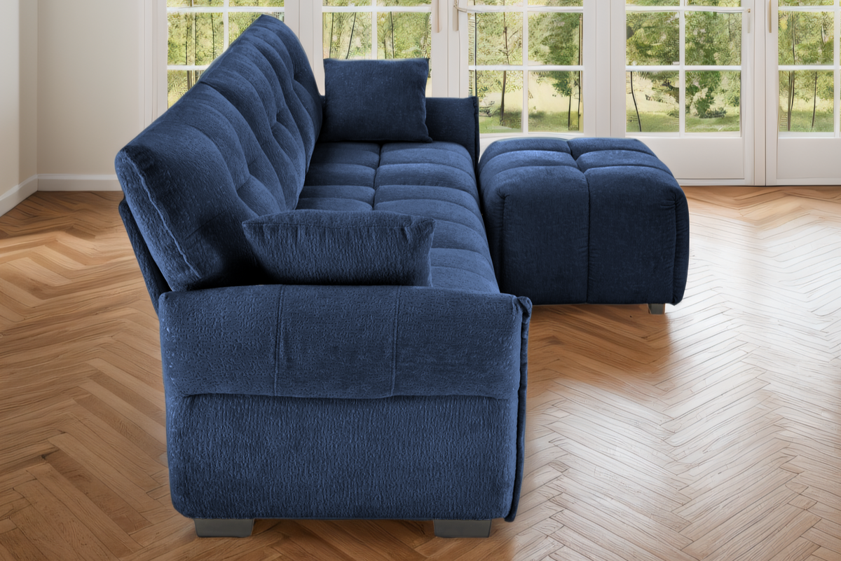 CHARLOTTE 110&quot; 3 Seater Sofa with 1 Ottoman