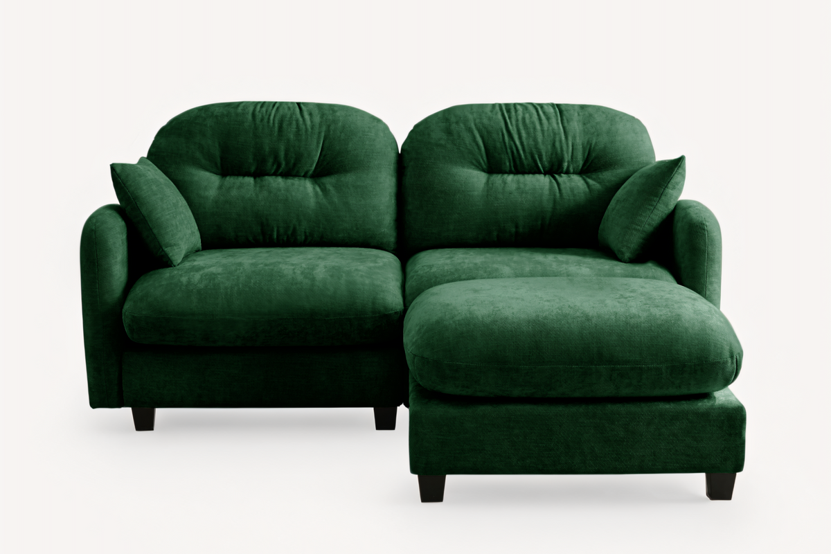 NUVIA 74&quot; Loveseat with 1 Ottoman