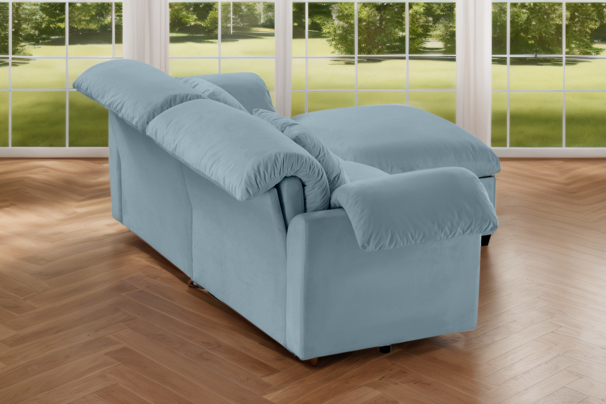 Parris 84&quot; Sofa 2 Seater With 1 Ottoman