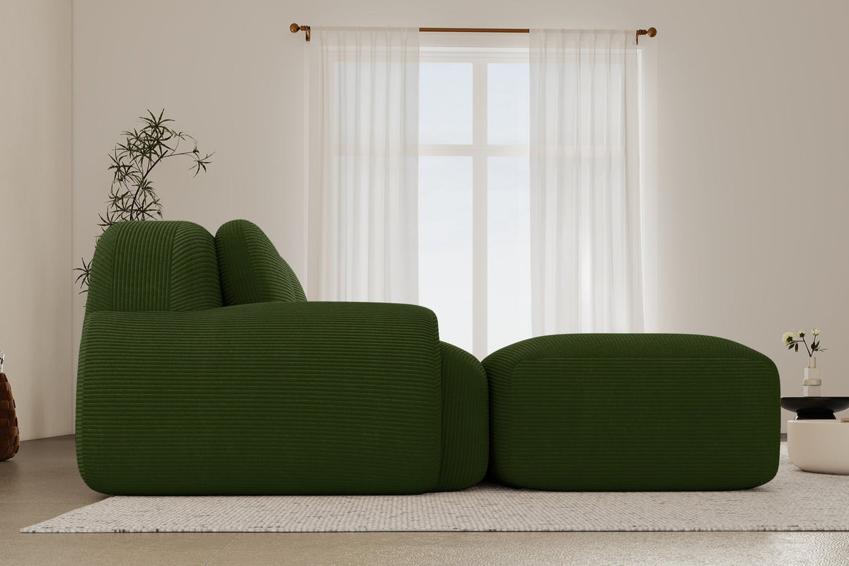 MIA 82&#39;&#39; Loveseat with 1 Ottoman