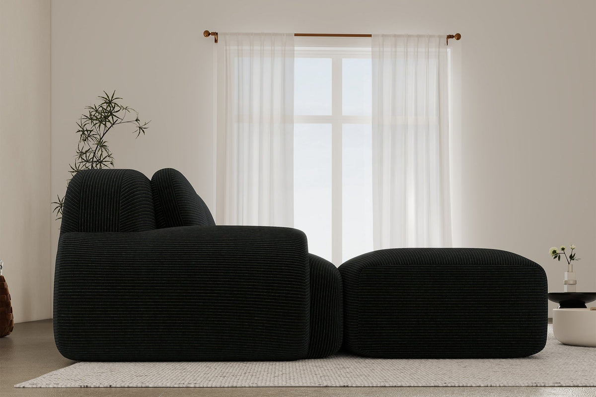 MIA 82&#39;&#39; Loveseat with 1 Ottoman