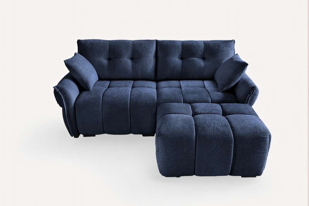 CHARLOTTE 78&quot; 2 Seater Sofa With 1 Ottoman