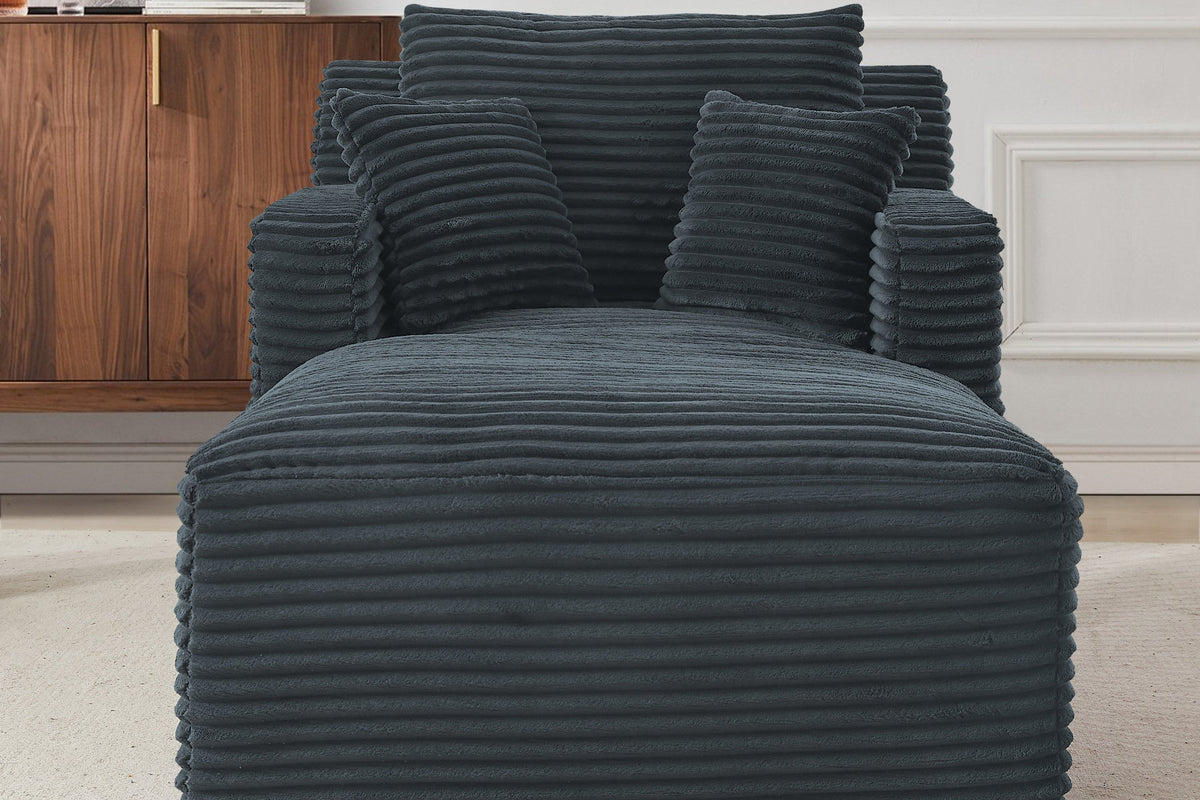 SYLVOR 65" Oversized Chaise Lounge Sleeper Sofa