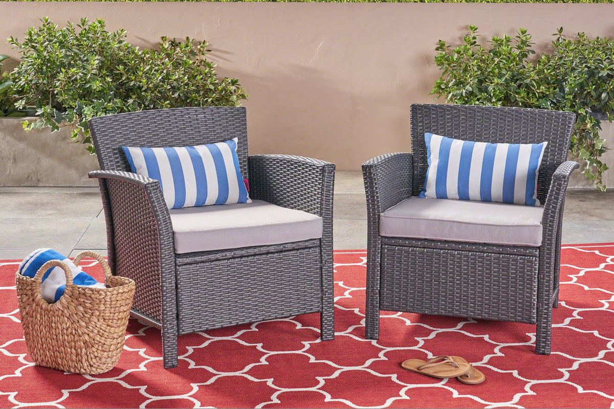 SENIA 28" Outdoor Chair - Set of 2