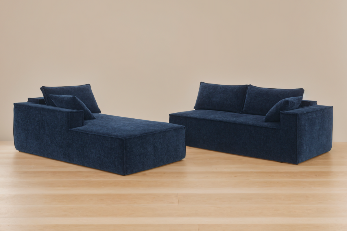 NOUVA 112&quot; Chenille Sectional