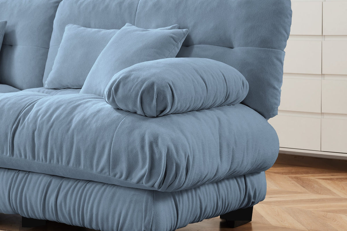 CLOUDIES 134&quot; Sofa 3 Seater with 2 Ottoman