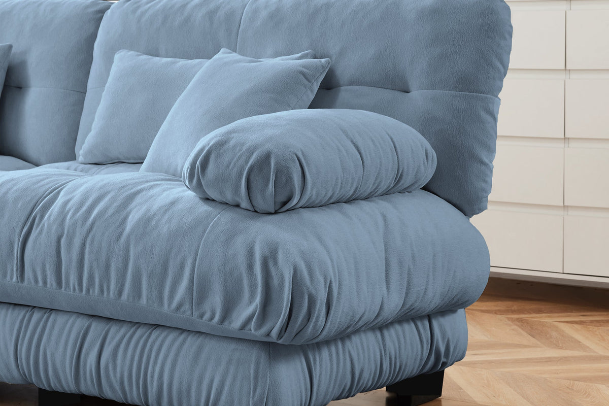 CLOUDIES 134&quot; Sofa 3 Seater with 1 Ottoman