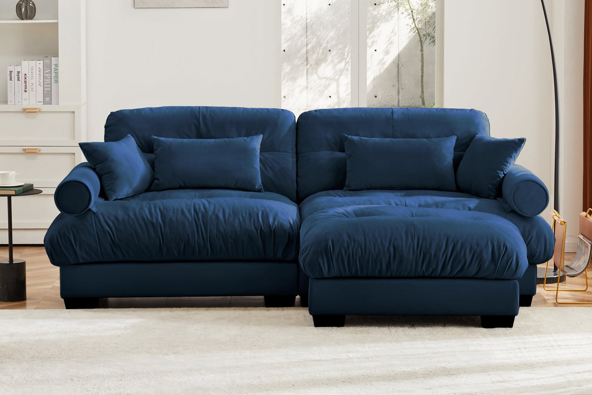 CLOUDIES 94&quot; Loveseat with 1 Ottoman