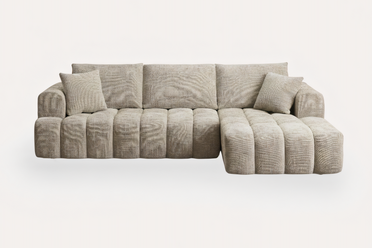 ELARA 108" Chenille Right Chaise Sofa