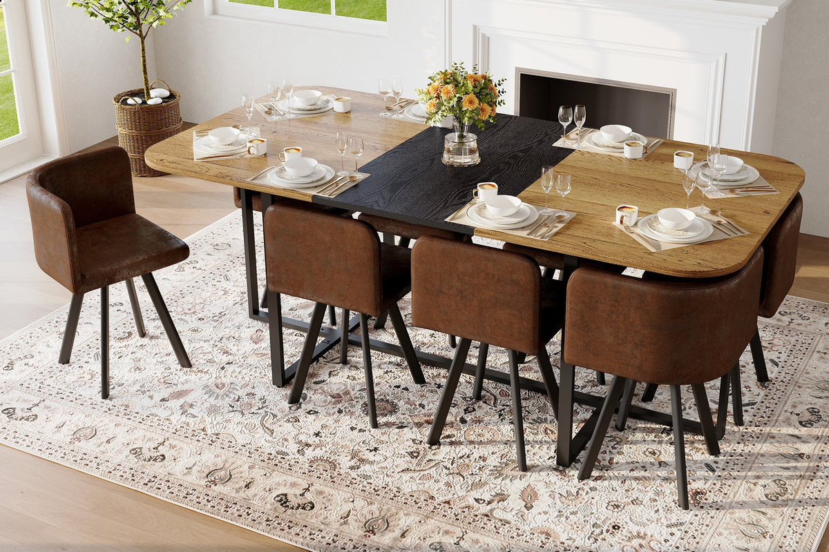 YORZEN 9 Pieces Dining Set
