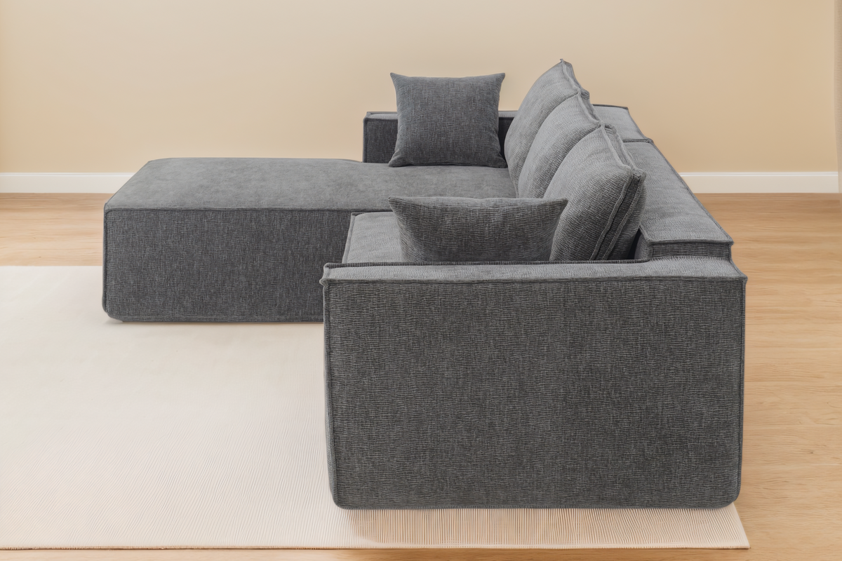 NOUVA 112&quot; Chenille Sectional
