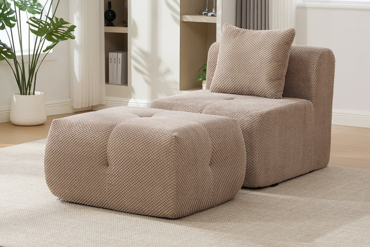 NEXO 31" Chair with Ottoman