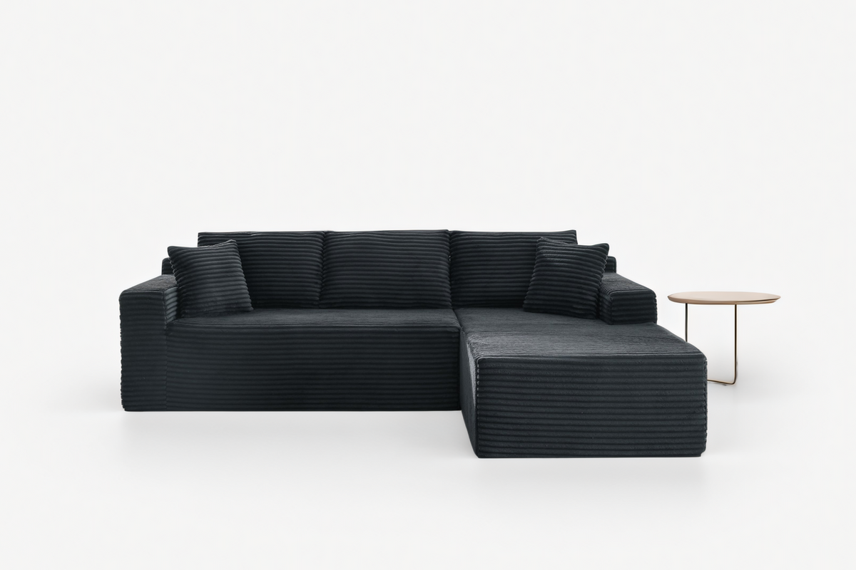 NOUVA 103" Corduroy Right Chaise Sofa