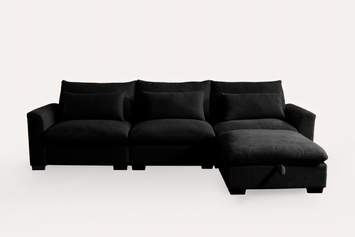 HARMONY 122&quot; 3 Seater Sofa with 1 ottomans
