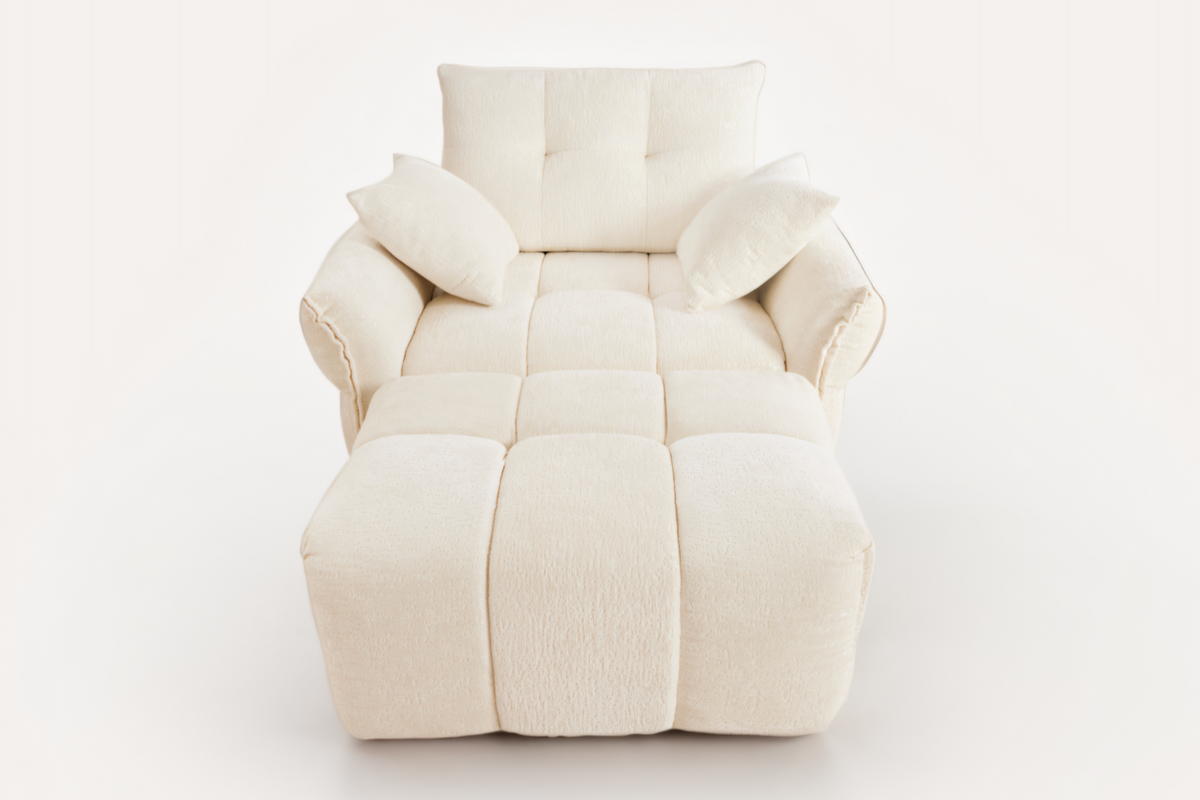 CHARLOTTE 47&quot; Sofa with 1 Ottoman