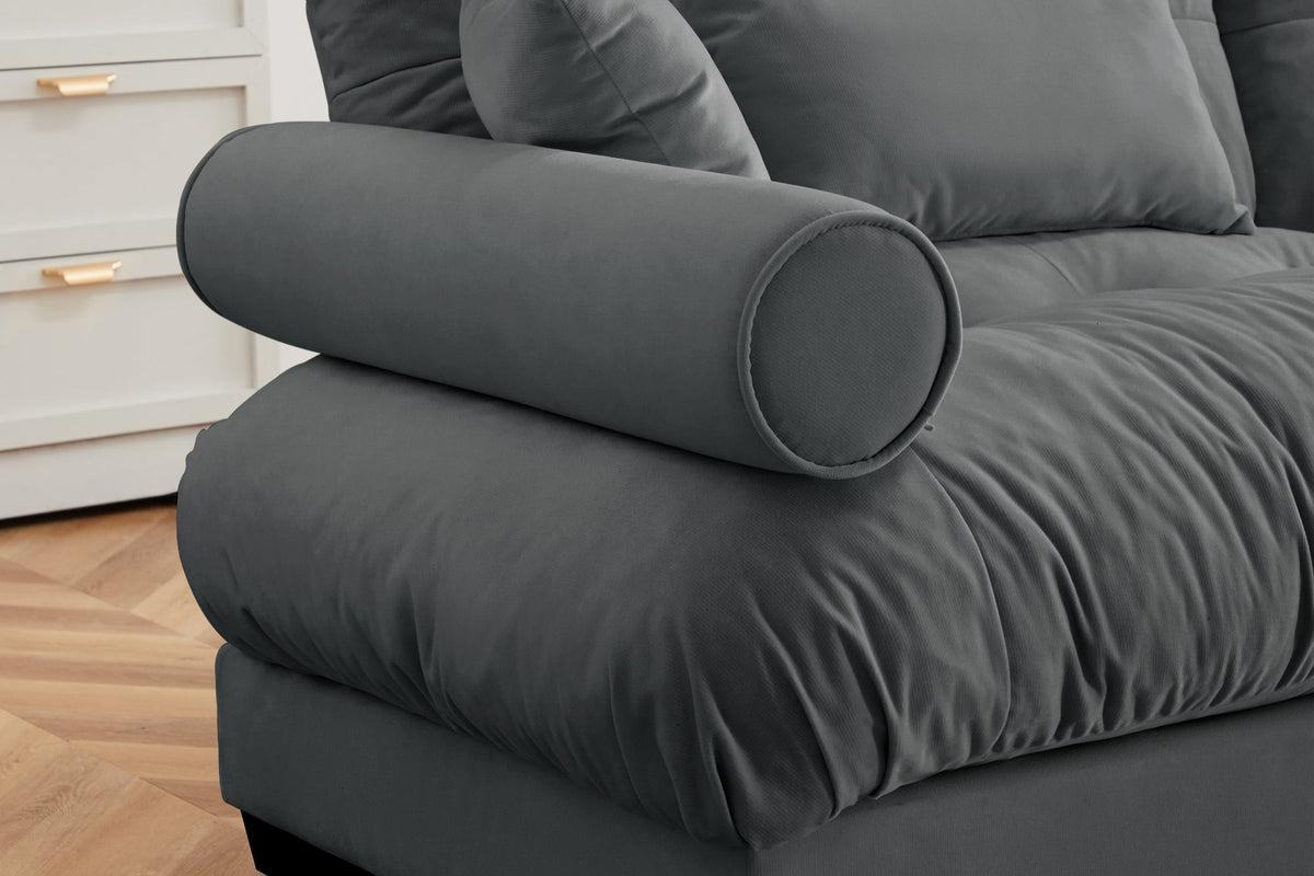 CLOUDIES 173&quot; 4 Seater Sofa with 1 Ottoman