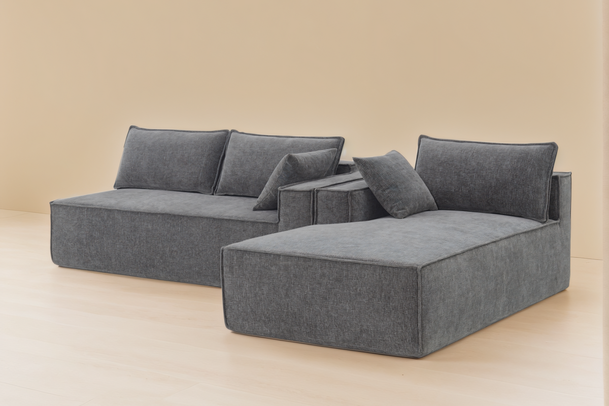 NOUVA 112&quot; Chenille Sectional
