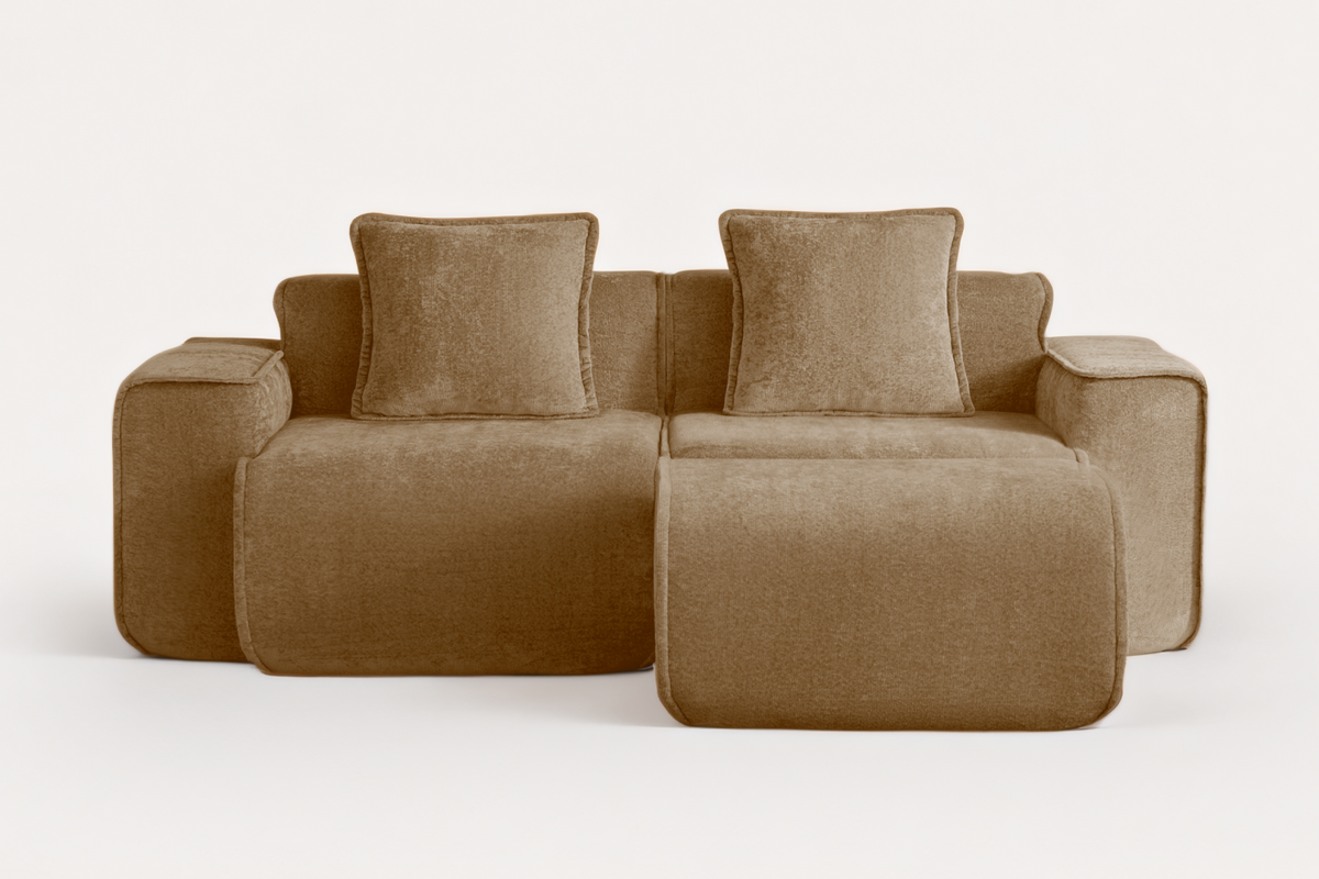 HARRISON 78" Loveseat with 1 Ottoman