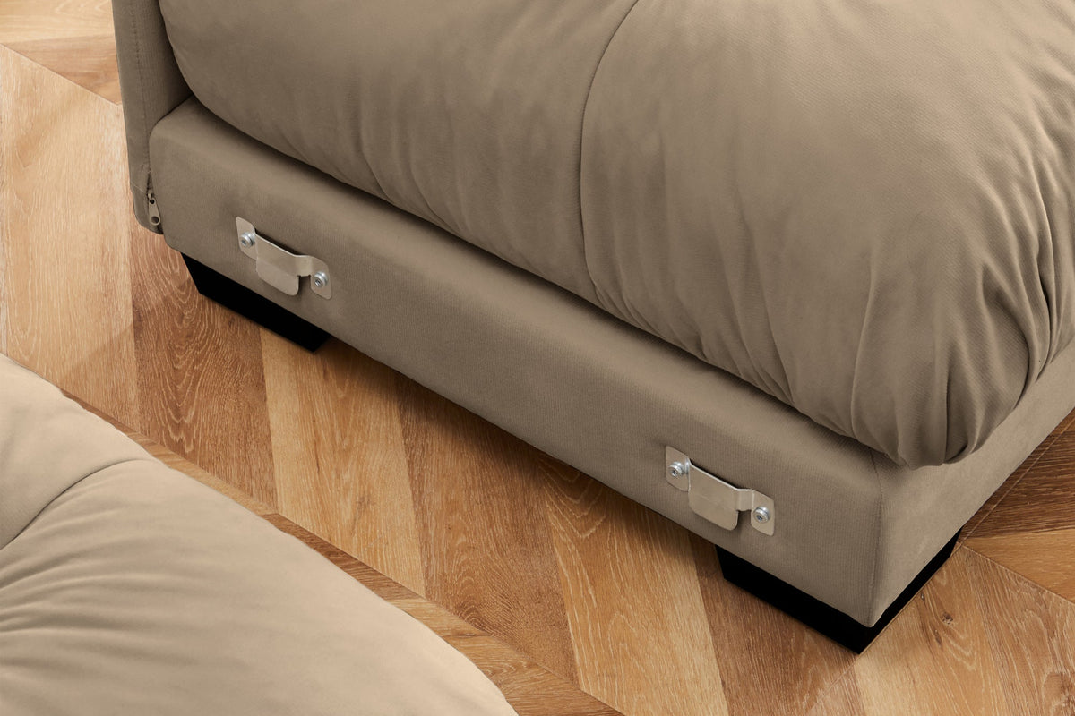 CLOUDIES 134&quot; 3 Seater Sofa with 1 Ottoman
