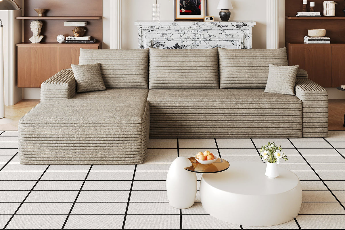 ORVITEX 107" Left Chaise Sofa