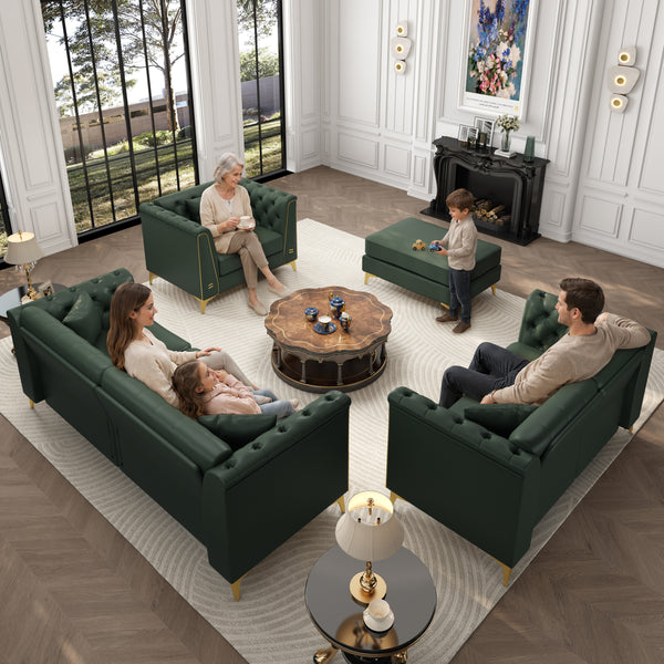 FALVINO Chesterfield Sofa