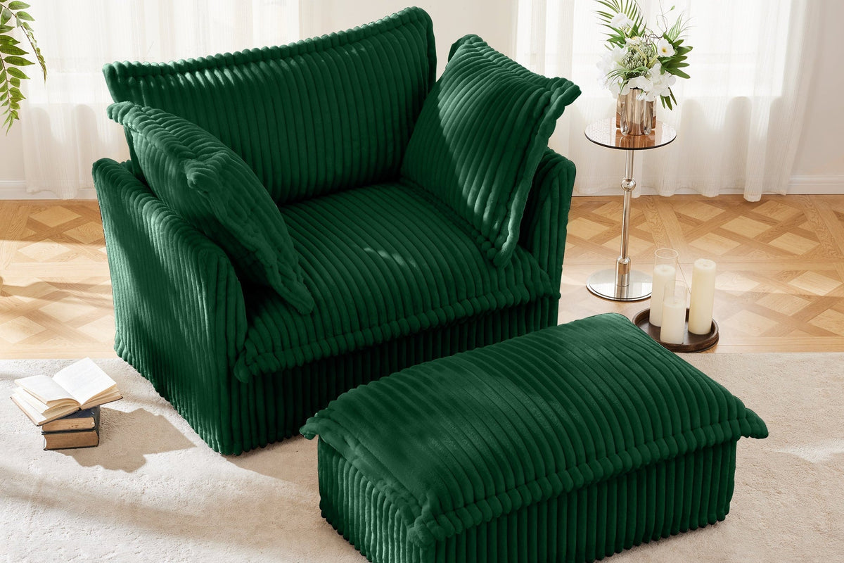 REVIX 49" Chair with 1 Ottoman