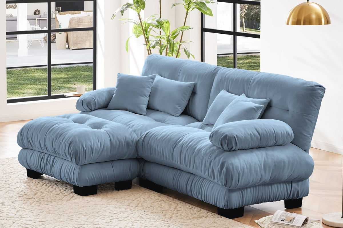 CLOUDIES 94&quot; Loveseat with 1 Ottoman