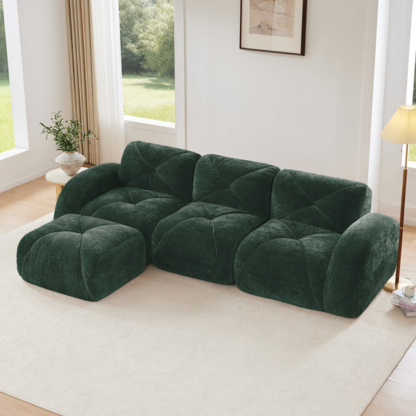 MYLO Stylish Velvet Sofa