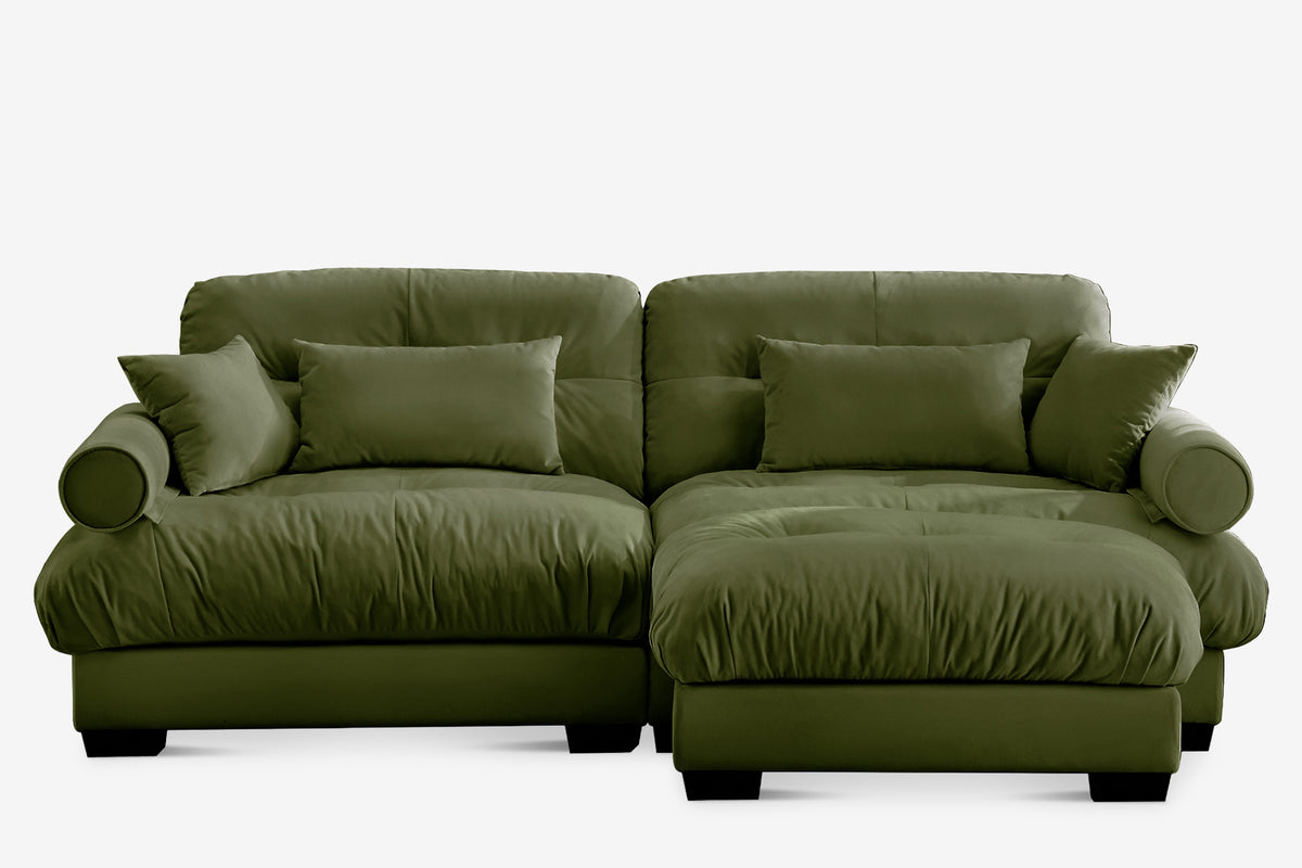 CLOUDIES 94&quot; Loveseat with 1 Ottoman
