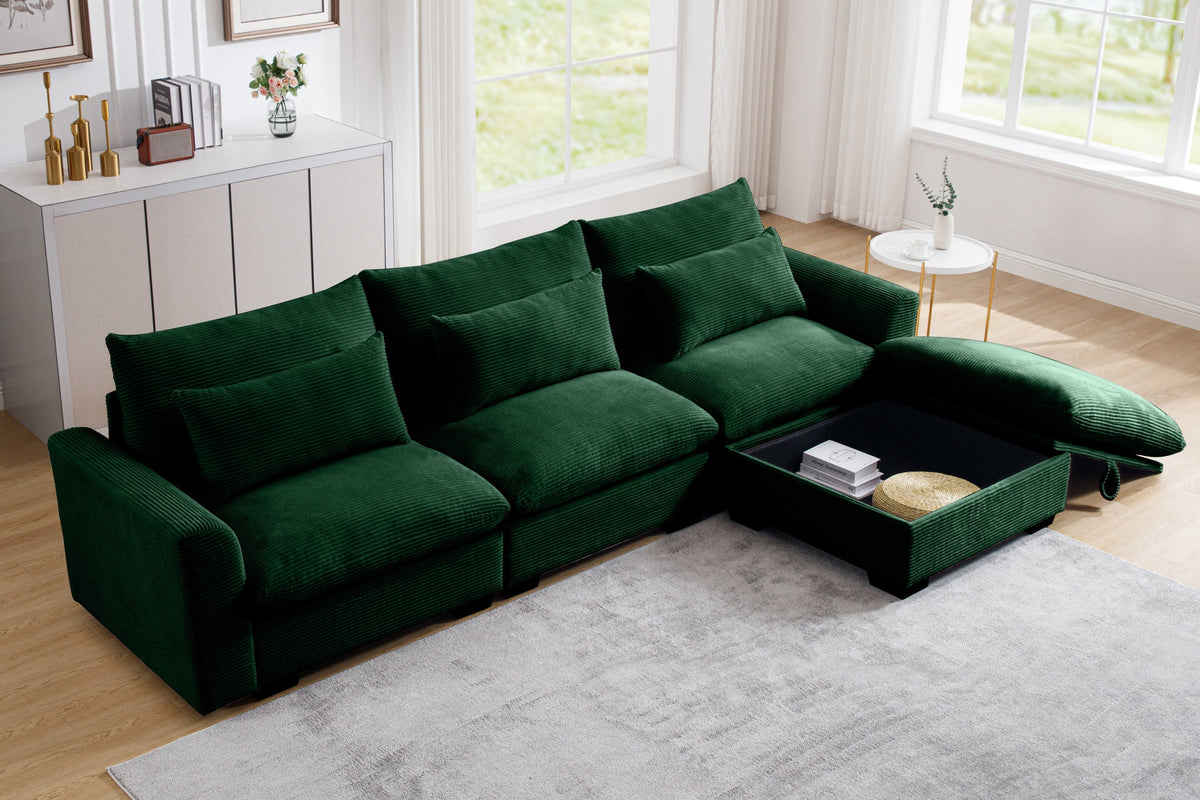HARMONY 122&quot; 3 Seater Sofa with 1 ottomans
