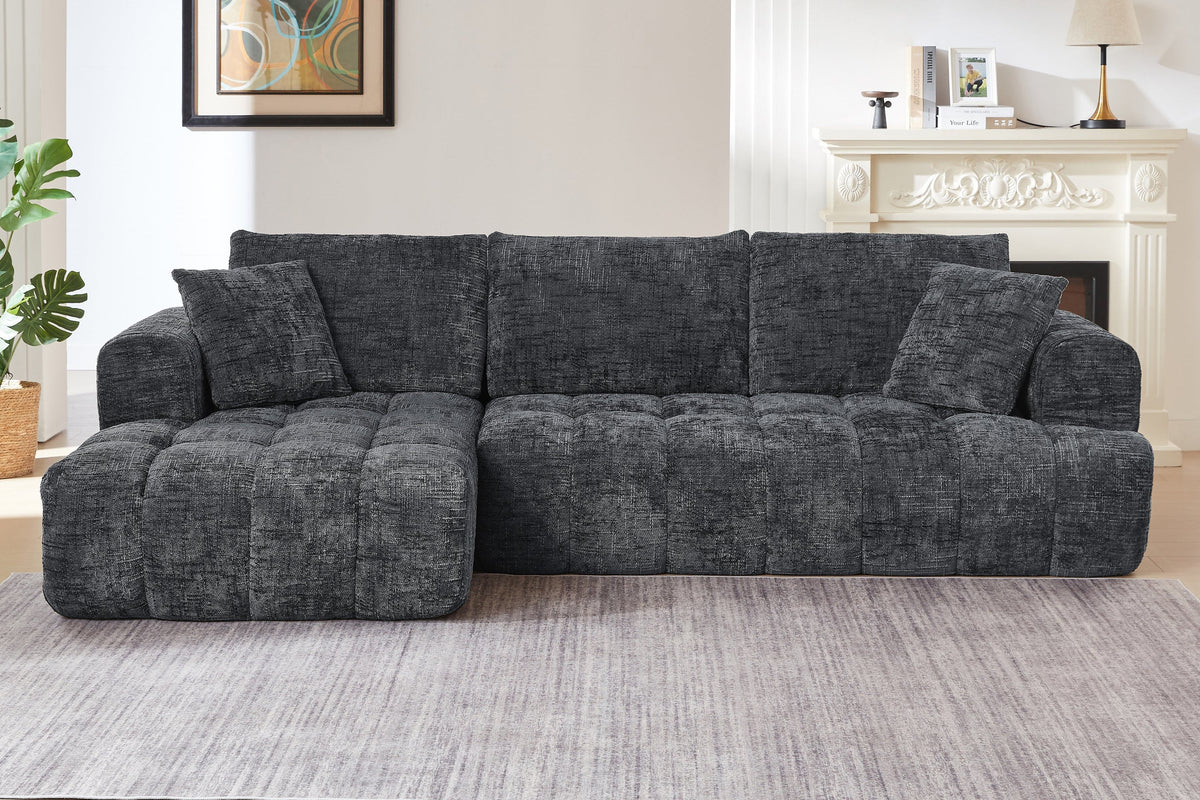 ELARA 108" Chenille Left Chaise Sofa