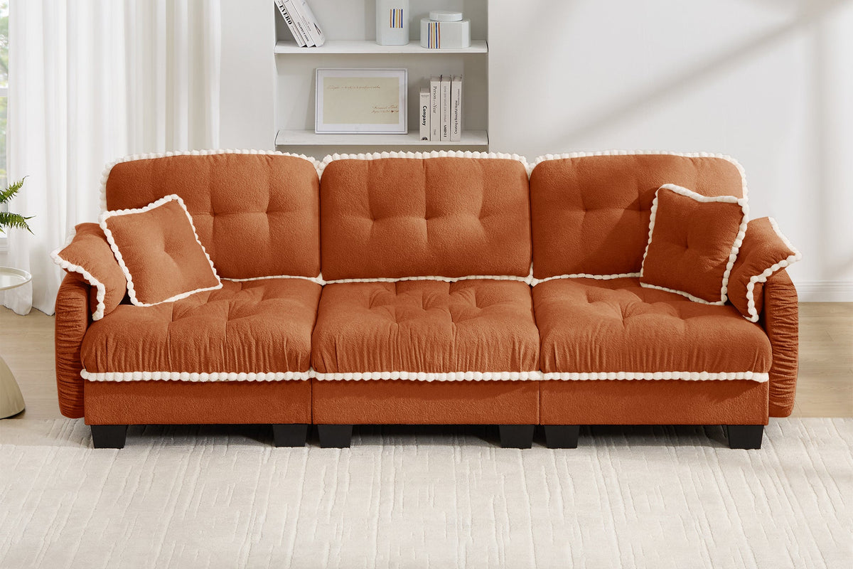 SANDRA 100" 3-Seater Sofa