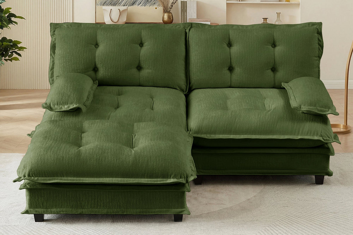 MARLOX 77" Loveseat with 1 Ottoman