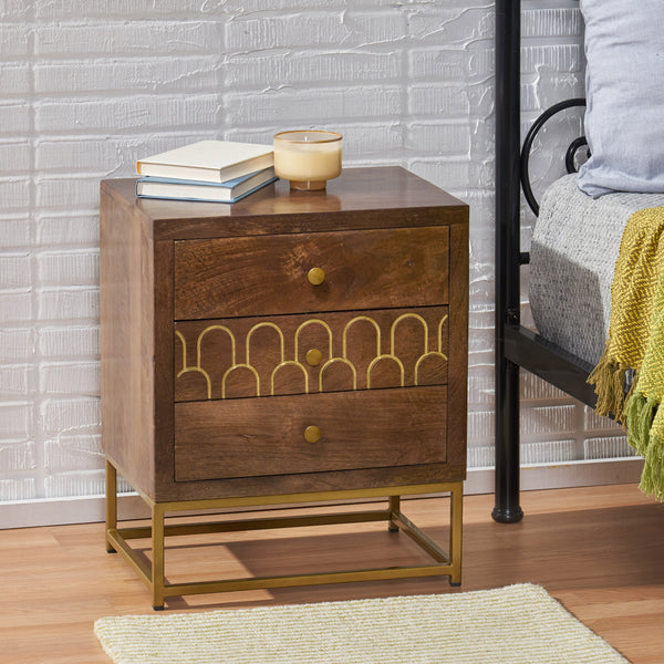 VARIN Mango Wood Nightstand
