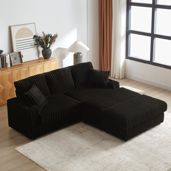 ZYLO Comfort Corduroy Sofa