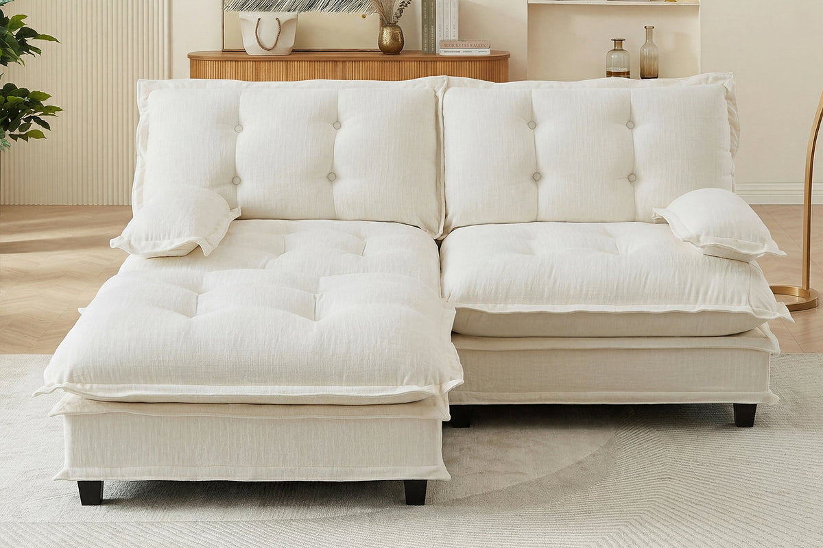 MARLOX 77" Loveseat with 1 Ottoman