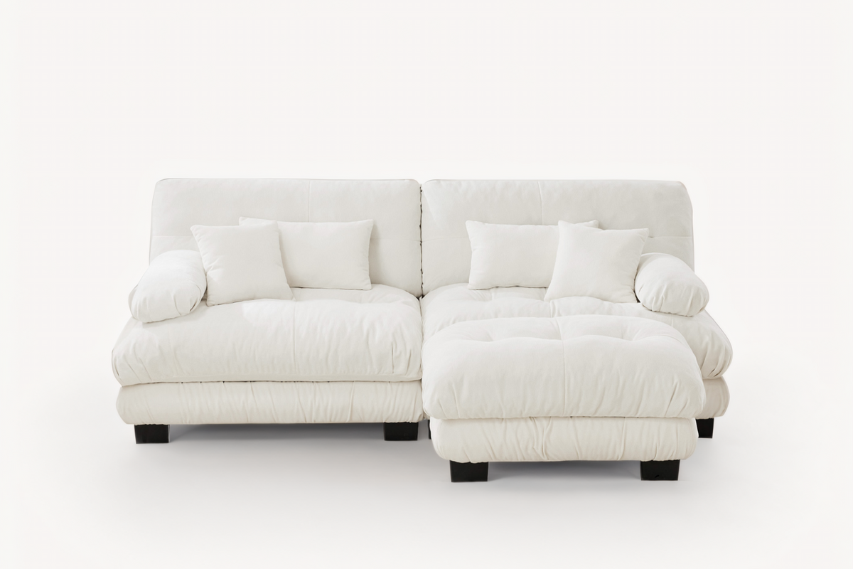 CLOUDIES 94" Loveseat with 1 Ottoman